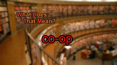 co op games meaning|What Does Co.